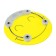 Floor scales IRIT IR-7251, electronic, up to 150 kg, glass, 1xCR2032, drawing "Smiley"