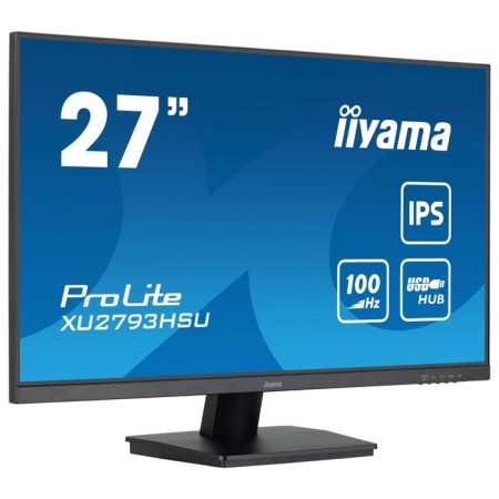 Monitor IIYAMA 27 "Prolite XU2793HSU-B6 Black IPS LED 1MS 16: 9 HDMI M/M Matte 250CD 178g 107748-1