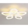 LED ceiling LED with Ambrella Light, Original, Fa4492, 5xLED, 63 W, 5355LUM, 3000-6400K, white color, white