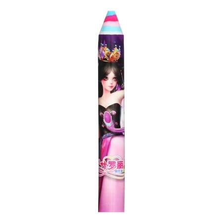 Figure eraser in the form of a pencil "Princess", barcode on a thing, mix-1