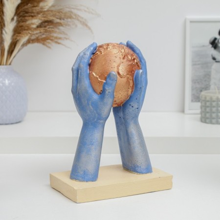 Figure "Mir-Mir" Blue with gold, 24.5cm