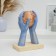 Figure "Mir-Mir" Blue with gold, 24.5cm