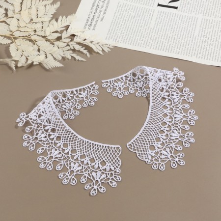 Gypury collar, 25 × 7 cm, white color-1