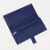 Women's wallet on the button, blue color