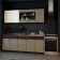Hinged cabinet, 600 × 626 × 290 ash shimo dark/ash shimo bright