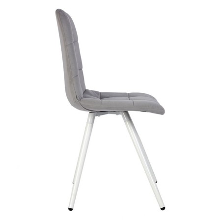 Dining stool Polini Home Berlin SM, the color is light gray-white-2