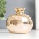 Souvenir Ceramics "Grenade with grains" gold 7x6.5x6.5 cm