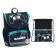 School standard, 36 x 26 x 16 cm, + bag for shoes 40 x 32 cm, calligrata n "Game", black
