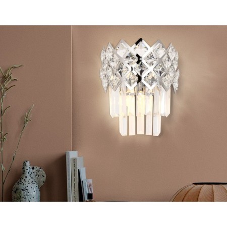 Wall lamp with crystal Ambrella Light, Traditional, TR5282, E14, Color Chrome-4