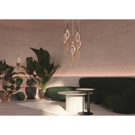 Bra Maytoni Mod347wl-L8BS3K Foresight, 140x1110x600 mm, LED, 8W, 480LM, 3000K, Brass color-2