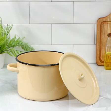 Pan without a decolle, 4.5 l, d = 20 cm, h = 14.5 cm, metal lid, induction, color mix-2