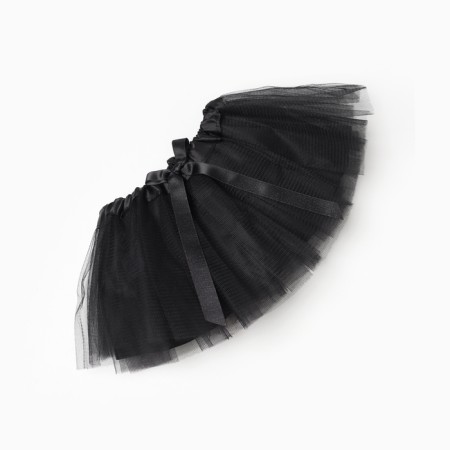 Skirt elegant for a girl crumb I, black, 17 cm