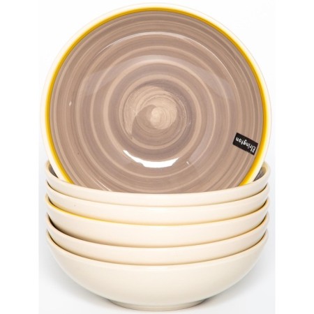 A set of deep plates of Elrington “Airgraph. Noon ", 18 cm, 540 ml, 6 pcs