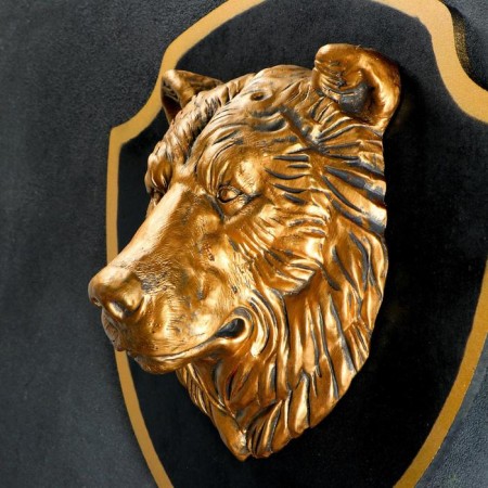 Panel "Bear's Head" Bronze/Black, 40cm-1