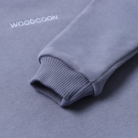 Sweatshirt for a boy, jeans color, height 134 cm-3