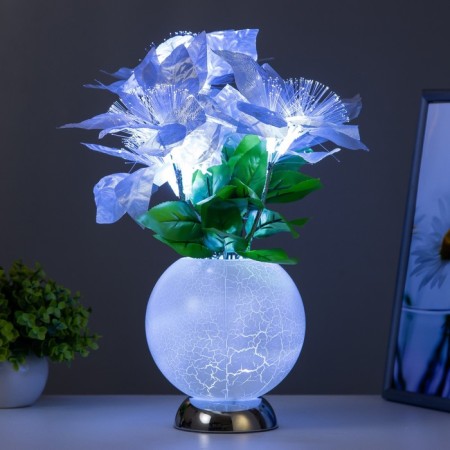 Night Poansettia 9XLED 4000X STRISHY 15X15X40cm RISALUX-1