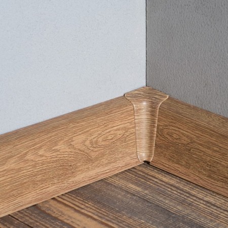 Floor skirting board 55mm "decoration", 211 oak rustic 2.2m-2