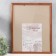 Photo frame pine c24 brown 40x50 cm (plastic screen)