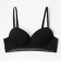 Women's bra, black/white peas, size 80b