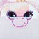 Baby backpack for a girl with sequins "Unicorn", a lightning department, pink color