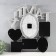 Multi -chamber with the clock "Family" plastic, 5 photos (10x15/4pcs, 10x10/1 pcs) cent. white
