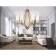 Suspended chandelier Ambrella Light, Traditional, TR3231, 6HE14, Brass