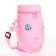 Bag's bag on lightning, stickers mix, pink color