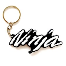 MTP ninja keychain, white