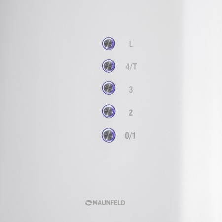 Excuse Maunfeld Lee Wall 39, designer, 1000 m3/h, 4 speeds, 38 cm, white-6