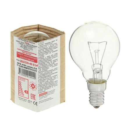 Flood incandescent lamp, DS, E14, 40 W, 230 B