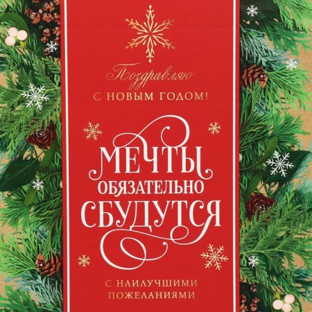 Folding box “With the best wishes”, 31.2 x 25.6 x 16.1 cm, New Year-5