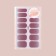 Manicure films, 14 pcs, with sparkles, the color is light - lilac