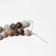 Beads on threads ball No. 6 “Pesopochnaya jasper”, 62 beads