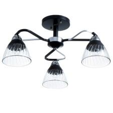 BERN CALN 3CHE27 40W black-chromium 56x56x25 cm Bayerlux