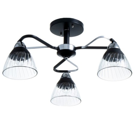 BERN CALN 3CHE27 40W black-chromium 56x56x25 cm Bayerlux