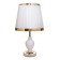 Entry 1x60W desktop E27 white-gold 25x25x42 cm Risalux