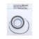 Repair set Aquant No. 2, conical d = 25 mm, d = 40 mm, flat, nuts 1 1/2 and 1 "