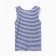 T -shirt men's vest, white/blue color, size 56