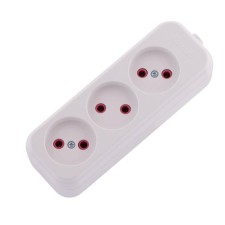 LEZARD extension block 720-0300-303 Lila, 3 sockets