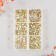 Decor for creativity Glass "Rhinas. Light yellow" d = 2-4.8 mm nr 1188 pcs 6x8x1.5 cm
