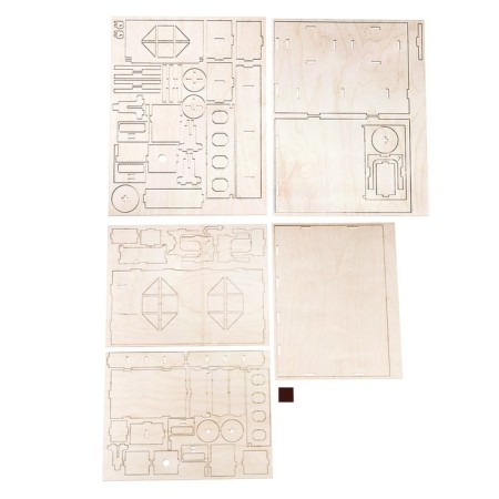 Game set of puppet furniture "Beauty Salon"-5