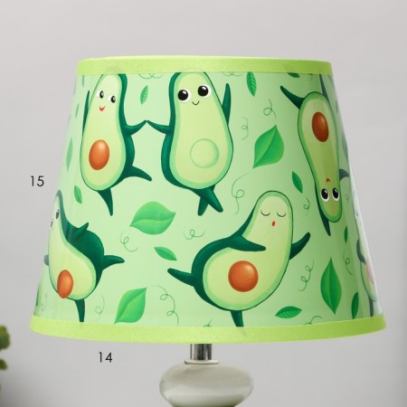 Board lamp "Avakado" E14 15W green 20x20x30 cm Risalux-3