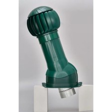 The ventilation set for Monterrey metal tiles, d = 160 mm, green moss Ral6005
