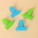 Set of packages clamps, 4 × 1.7 cm, 4 pcs, color mix