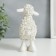 Polystone souvenir "lamb with flower" 17x10x8 cm