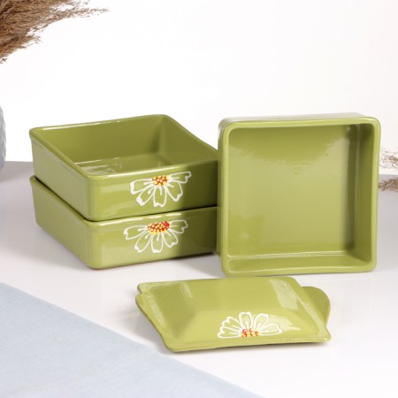 Set for a junction "Quadro" 3x0.9l, chamomile green-1