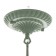Lyana chandelier 5he27 40w green 45x45x40-90 cm