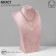 Bust for jewelry, 34 × 20.5 × 12 cm, h = 34cm, pink color