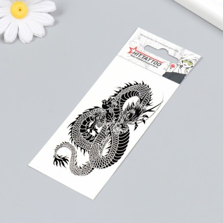 Tattoo on the body "Dragon" 5.6x12 cm-1