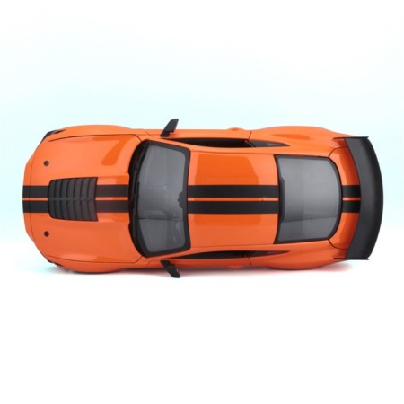 MASTO DIE-CAST 2020 Ford Shelby GT500 machine, opening doors, 1:18, Orange color-4